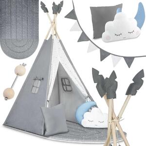 NK-406 Nukido tipi šator za djecu - sivi