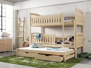 Zondo Dječji krevet 80 x 180 cm BLAIR (s podnicom i prostorom za odlaganje) (borovina). 1013188