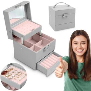 Kutija za nakit MS-703 Massido - siva