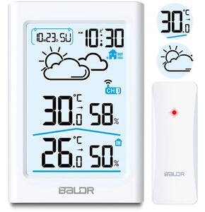 Meteorološka stanica s zaslonom BD-911 bijela