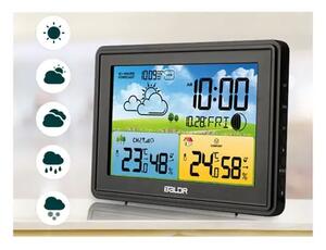 Baldr BD-908 meteorološka stanica crna, bežični vanjski senzor, mjerenje temperature i vlage