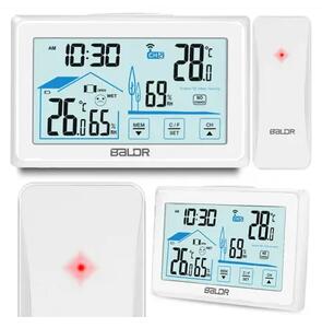 Baldr BD-910 bežična meteorološka stanica (bijela) — vanjski senzor, mjerenje temperature i vlage