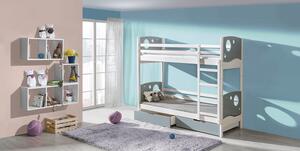 Zondo Krevet na kat 80 cm Kolin (S podnicom i prostorom za odlaganje) . 605360