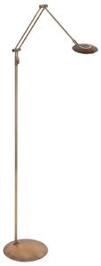 Steinhauer Zenith2 LED podna lampa, 1 svjetlo, bronca, CCT, daljinski upravljač, prigušiva, Bronca / stari mesing, Dnevni boravak/blagovaonica, Metal