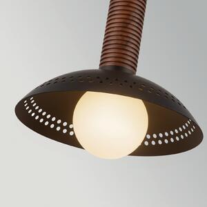 Elstead Arden LED viseća svjetiljka, mat crna, Ø 15 cm, metal, prigušiva, prigušiva, Crno, Dnevni boravak/blagovaonica, Aluminij