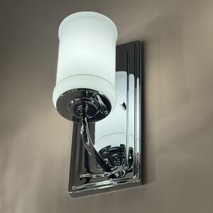 KICHLER Zidna lampa Vetivene, krom, visina 31 cm, metal, IP44, G9 LED, Krom, kupaonica, Metal