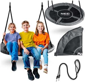 Dječja ljuljačka Neo-Sport Swingo ptičje gnijezdo, Ø 110 cm, crvena, var. 110311