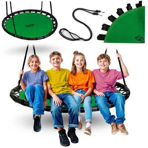 Dječja ljuljačka Neo-Sport Swingo ptičje gnijezdo, Ø 120 cm, crvena, var. 110222