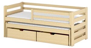 Zondo Dječji krevet 80 x 180 cm SIMO (s podnicom i prostorom za odlaganje) (borovina). 1012996