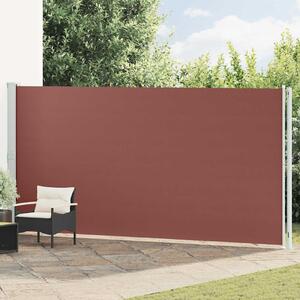 Uvlačiva bočna tenda za terasu 200 x 600 cm smeđa - Smeđa / 200 x 600 cm