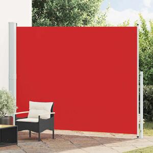 Uvlačiva bočna tenda za terasu 220 x 300 cm crvena - Crvena / 220 x 300 cm
