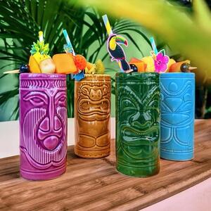 Tiki šalice, 4 kom
