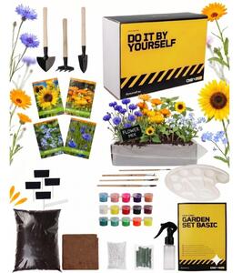 DIY vrtni set, cvijeće, basic