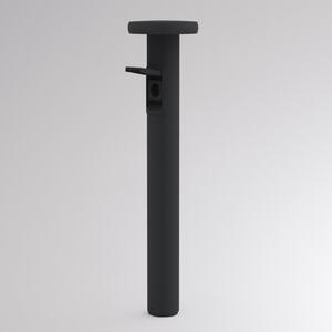 Molto Luce CIRC LED svjetlo za stazu, DALI, grljo, antracit, 82 cm, IP65, prigušiva, Crno, Aluminij