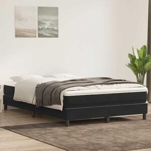 Box Spring krevet bez madraca crni 160x220 cm samt - Crna / 160 x 220 cm