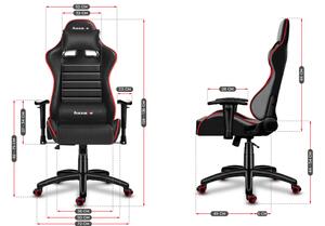 Profesionalna gaming stolica FORCE 6.0 s crvenim detaljima