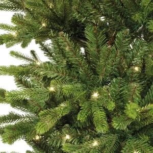 Umjetno božićno drvce Greenland slim 210 cm LED - zelena - 201 - 230 cm - visina 210 cm - Sa lampicama