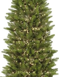Mjetno božićno drvce s lampicama slim Arosa 210 cm – 100% PE, 2050 LED - zelena - 201 - 230 cm - visina 210 cm - Sa lampicama