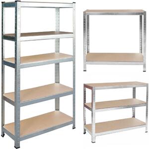 Metalna polica za odlaganje 180 x 90 x 30 cm Humberg 4843