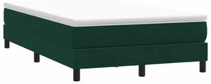 Box Spring krevet bez madraca tamnozeleni 120x210 cm samt - Zelena / 120 x 210 cm