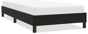 Okvir kreveta bez madraca crni 90x220 cm samt - Crna / 90 x 220 cm