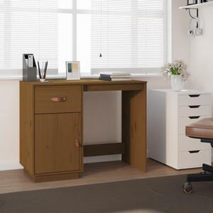 VidaXL Radni stol smeđa boja meda 95x50x75 cm od masivne borovine