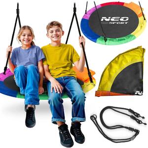 Dječja ljuljačka Neo-Sport Swingo ptičje gnijezdo, Ø 100 cm, crvena, var. 1085