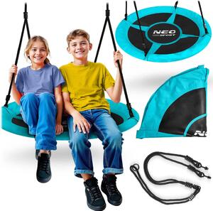 Dječja ljuljačka Neo-Sport Swingo ptičje gnijezdo, Ø 100 cm, zelena, var. 1082