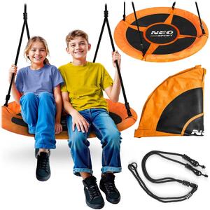 Dječja ljuljačka Neo-Sport Swingo ptičje gnijezdo, Ø 100 cm, crvena, var. 1084