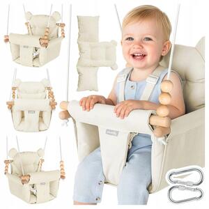Dječja ljuljačka 3u1 - Baby swing beige