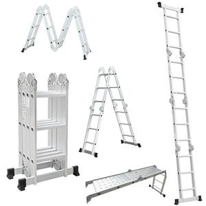 Aluminijske ljestve s platformom 4x3