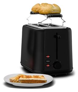 Klarstein Verosteel toster | Toster za 2 kriške | 800 W | 7 razina pečenja | Grijač peciva