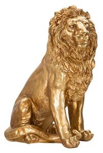 Mauro Ferretti Dekoracija GOLD LION cm 67X36,5X80