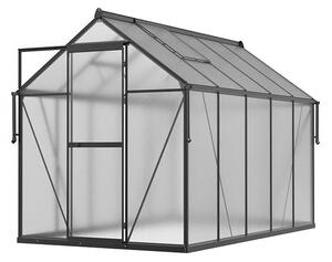 Staklenik polikarbonatni 183x303cm crni - Cultivo
