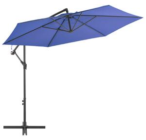 Konzolni vrtni suncobran s aluminijskim stupom 300 cm plavi - Plava / N/A