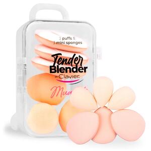 MUA set spužvica u kutiji - Tender Blender, 6kom (bijela)