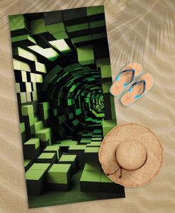 Dječji ručnik za plažu Minecraft 3D 100% pamuk Širina: 70 cm | Duljina: 140 cm