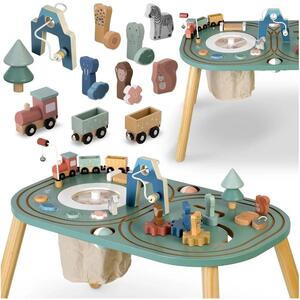 Edukativni senzorni drveni stol - Activity Table
