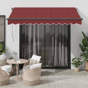 Tenda na automatsko uvlačenje s LED svjetlima bordo 350x250 cm - Bordo / 350 x 250 cm