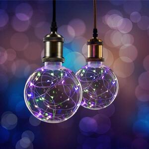 LED ukrasna žarulja RGB E27 G125