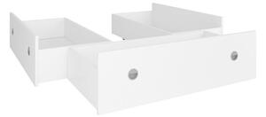 Zondo.hr Ladice ispod kreveta Nepo Plus 140 cm (bijela) (3 kom.). 1098322