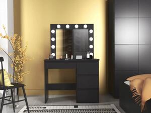 Toaletni stol – Hollywood Vanity Black