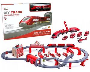Dječji set tračnica - Fire Rescue