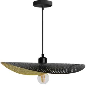 Stropni luster APP1470-1CP BLACK/OLD GOLD