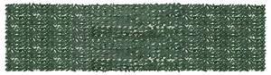 Balkonski zastor s tamnozelenim lišćem 600 x 150 cm - Zelena / 600 x 150 cm