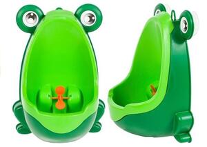 Lean Toys pisoar Mini Frog Urinal With Suction Cups Boys Green