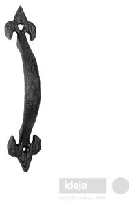 Kovana ručka Trina 3 <span>180 mm / crna</span>