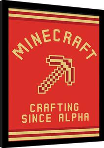 Uokvireni poster Minecraft - Crating Since Alpha