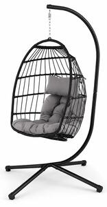 Viseća fotelja Cocoon - udobno crna