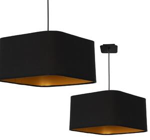 NAPOLI BLACK/GOLD viseća lampa 1xE27